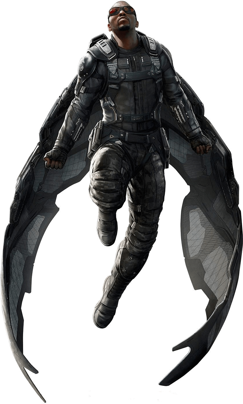 Falcon Marvel Png (898x1494)