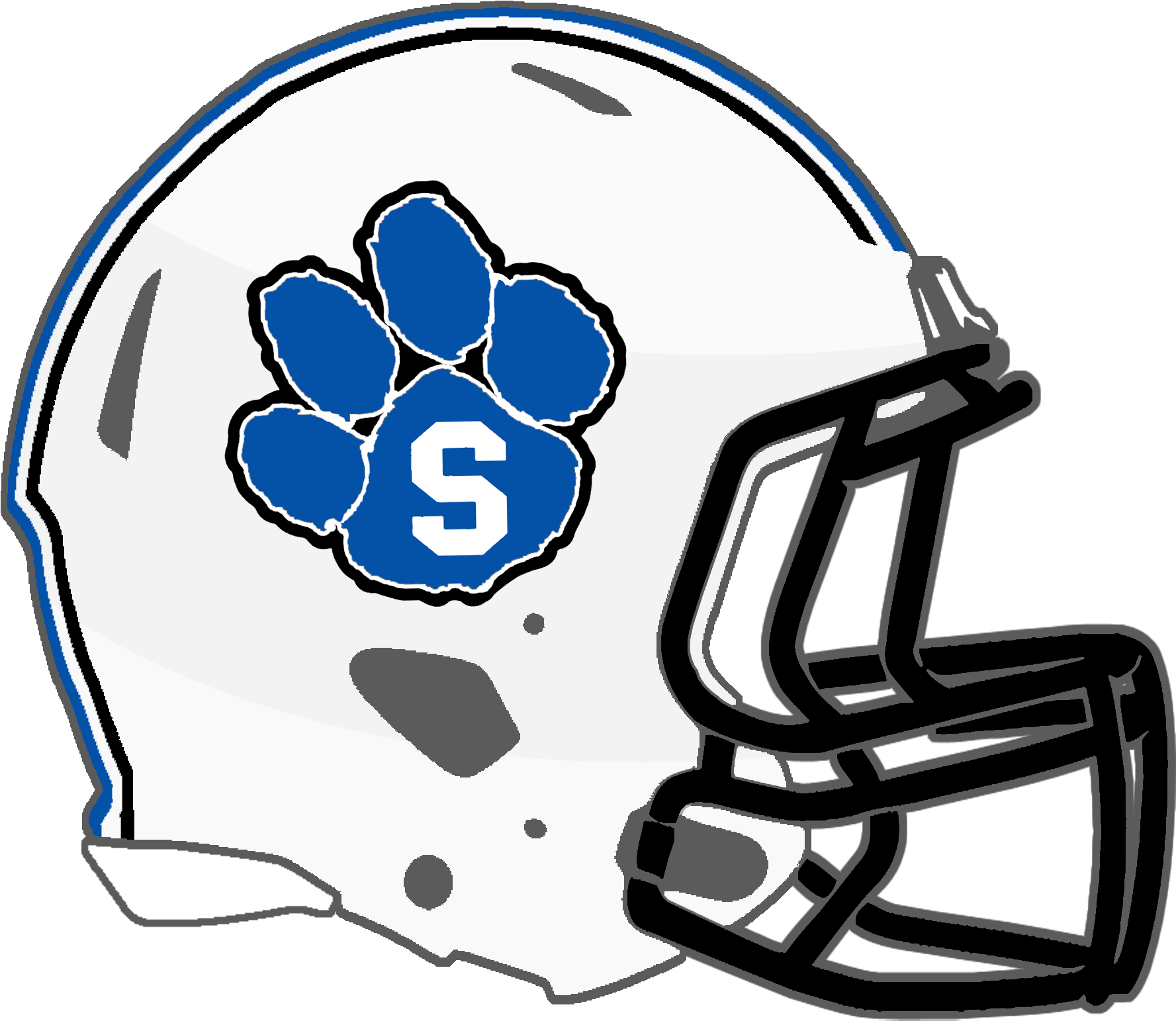 Olive Branch Conquistadors - Mississippi State Helmet (1800x1565)