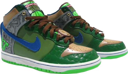 Share This Image - Nike Dunk Ninja Turtle (519x300)