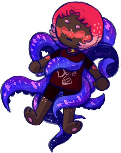 Mini Squid By Sgt-x - Illustration (470x593)