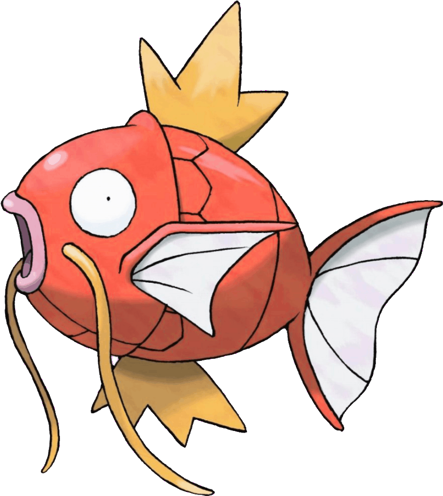 Magikarp Eyeroll - Покемон Магикарп (1046x1046)