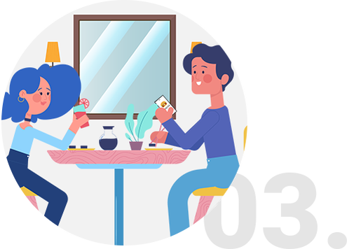 Restaurant Online Ordering Mobile App Table Side Ordering - Vector Graphics (495x356)