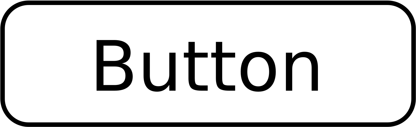 Simple Button - Rectangle White Button Png (2400x813)