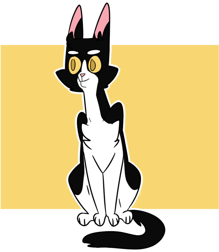 Cat - Cartoon (894x894)