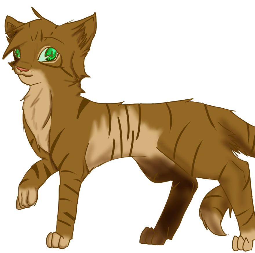 Leafstar Warrior Cats - Cartoon (900x900)