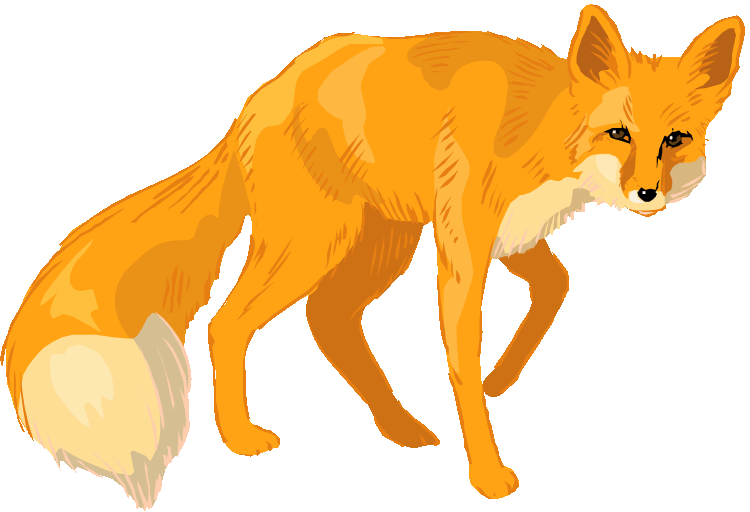 Free Fox Clipart - Fox (750x512)