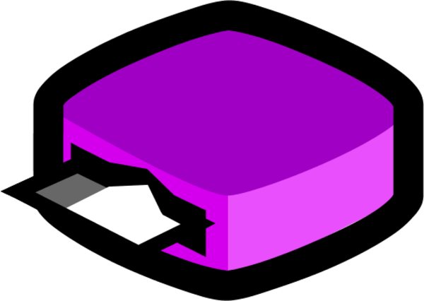 Large Card Reader Clipart - Label Dispenser (600x426)