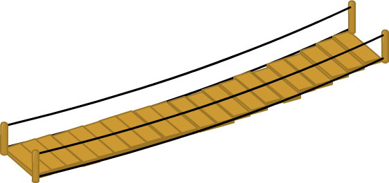 Bridge Png - Bfdi Bridge (562x265)