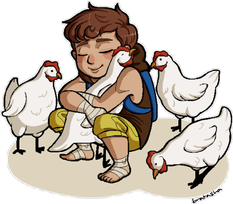 Clip Art Chicks - Cartoon (500x440)