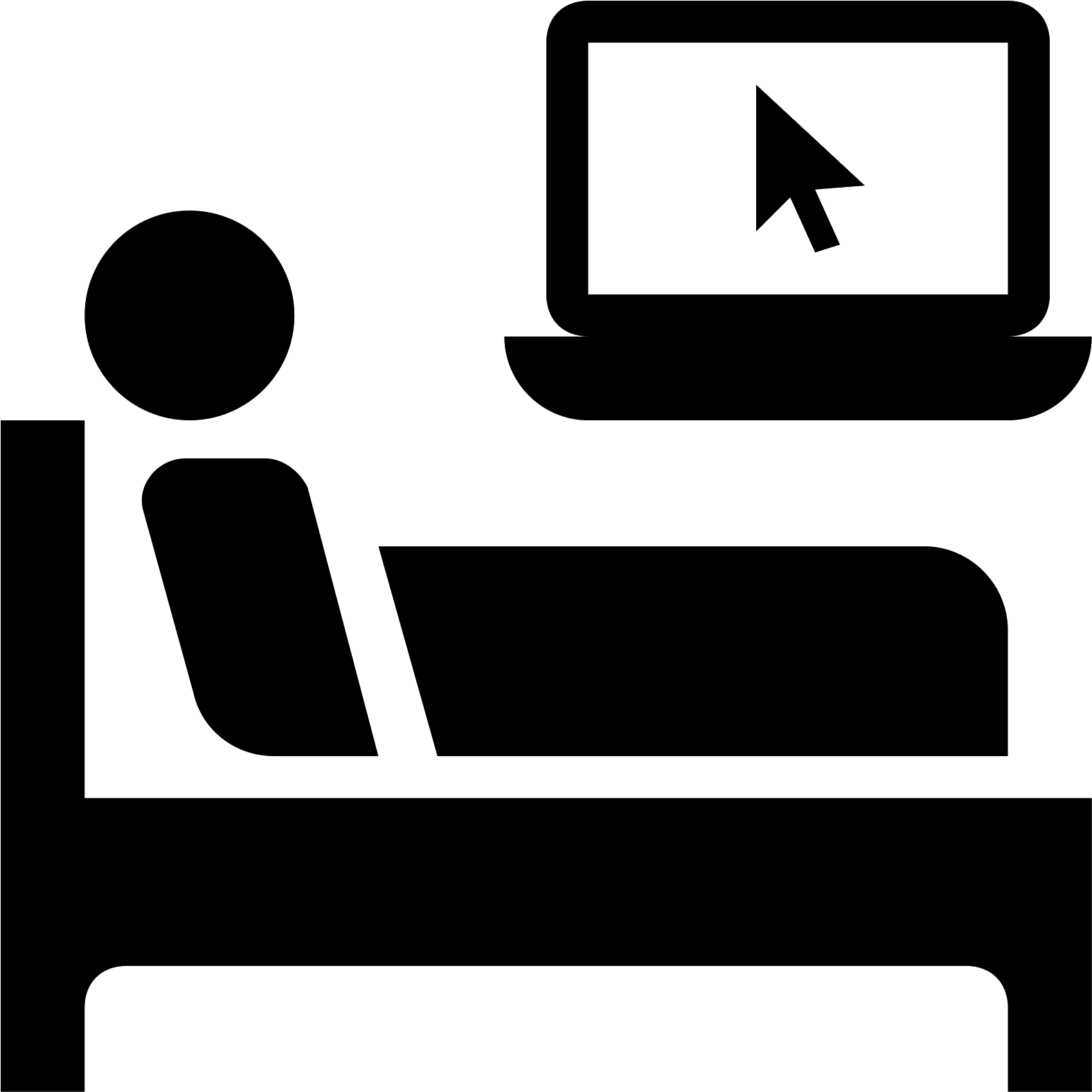 Bed Icon Png - Bed Icon (1600x1600)
