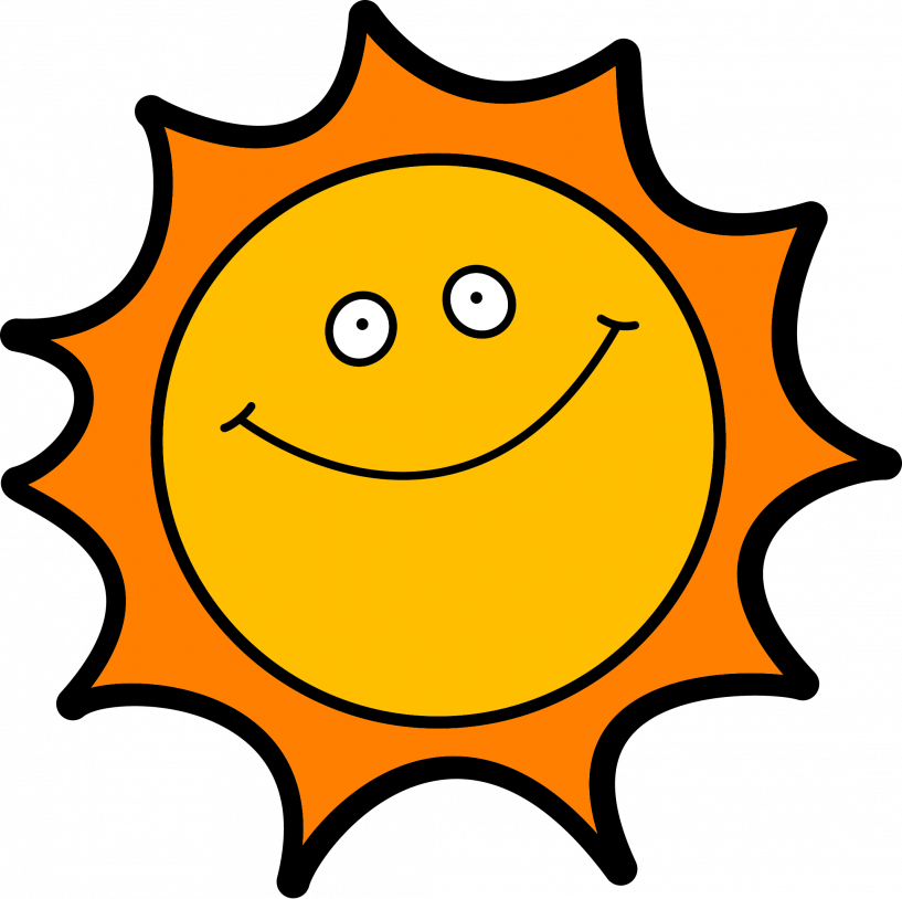 Clipart Transparent Background Sun Shine (817x814)