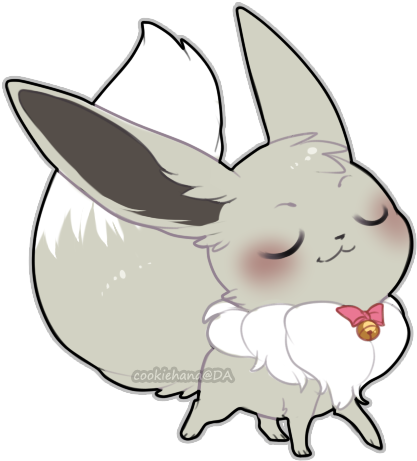 Eevee By Cookiehana On Deviantart - Eevee (445x494)