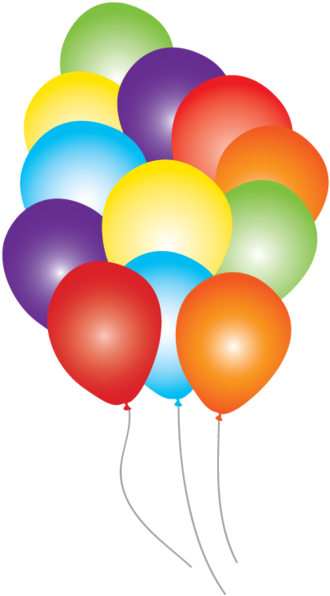 Rainbow Balloon Party Pack - Rainbow Party (348x599)