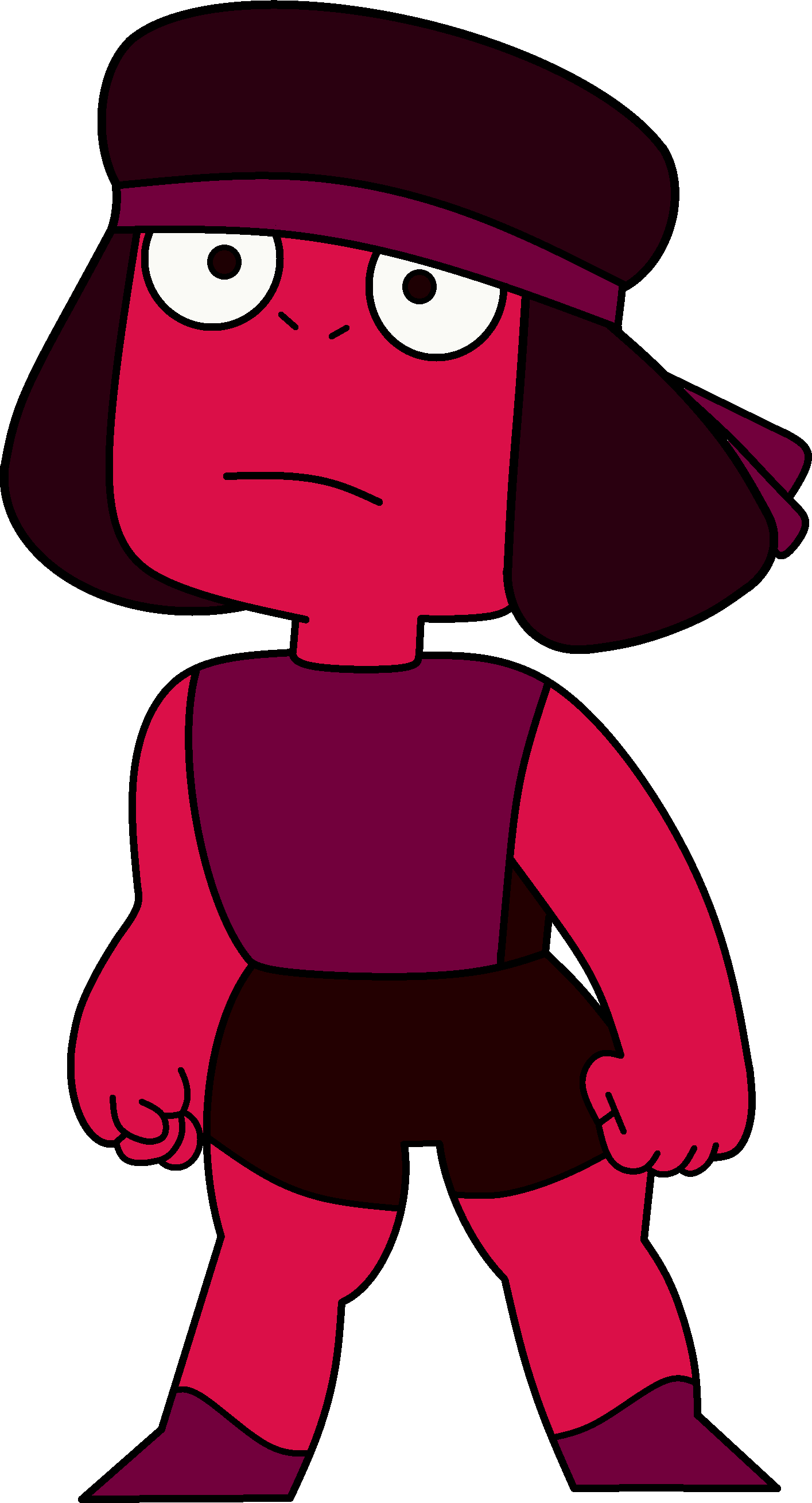 Sketch Clipart Ruby - Ruby From Stevens Universe (1415x2618)