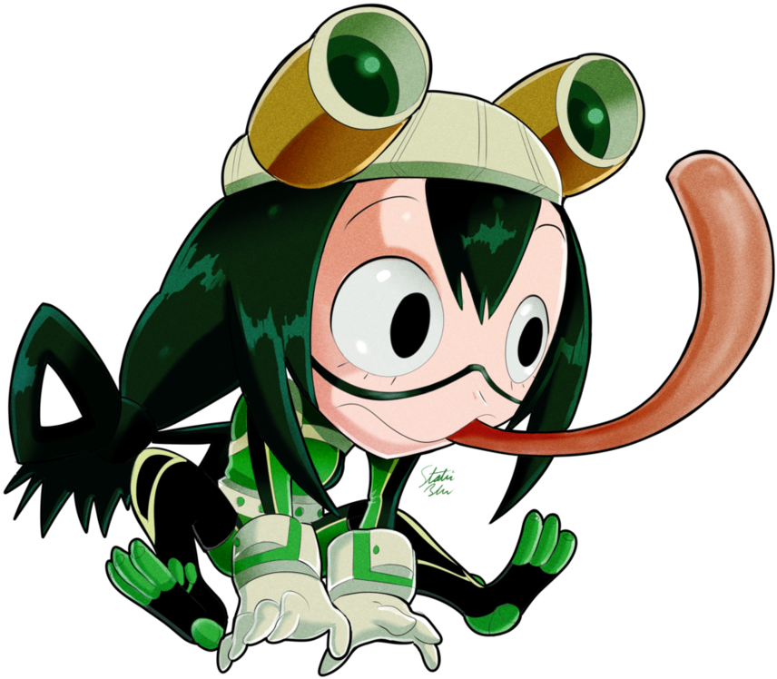Tsuyu Asui Chibi By Staticblu - Chibi (889x899)