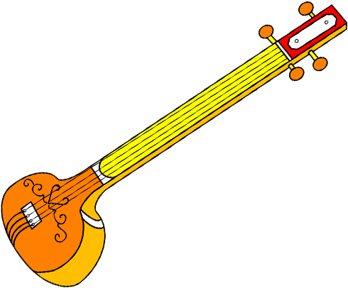 Sitar Drawing (588x470)