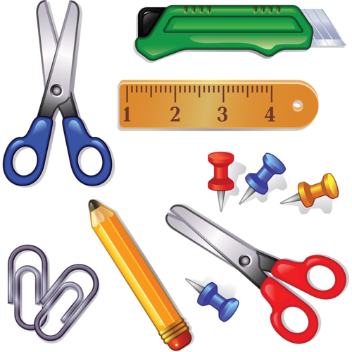 Vector Vectorvector Graphicsschool Clipartschool Suppliesschoolsspeech - Vector (500x499)