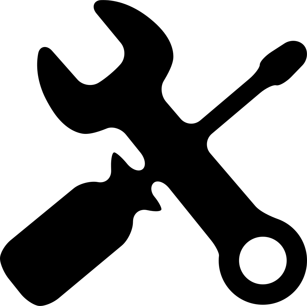 Screwdriver And Wrench Symbol Comments - Tool (980x976)