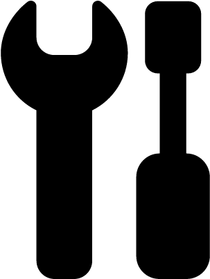 Spanner And Screwdriver Vector - Spanner Logo (400x400)