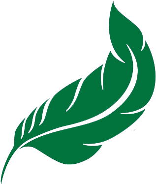Green Feather - Green (336x377)