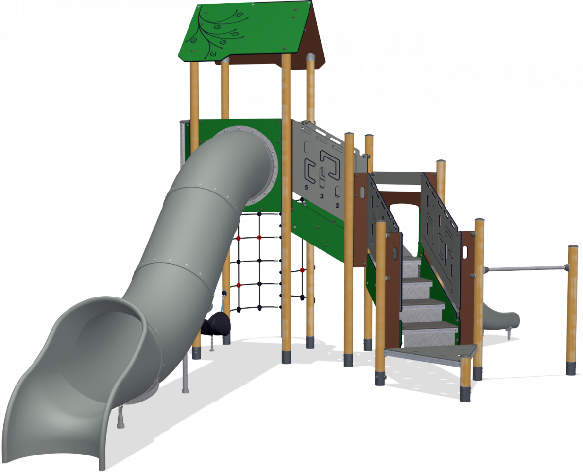 Pcm211804 Cad1 Us - Playground Slide (1200x971)