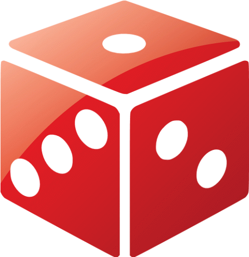 Web 2 Ruby Red Dice Icon - Pink Dice Png (512x512)