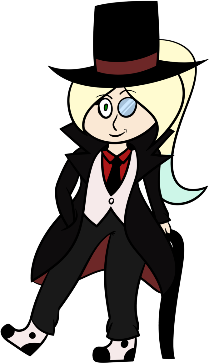 Macey As Black Hat By Midgesaurus - Cartoon (681x1172)