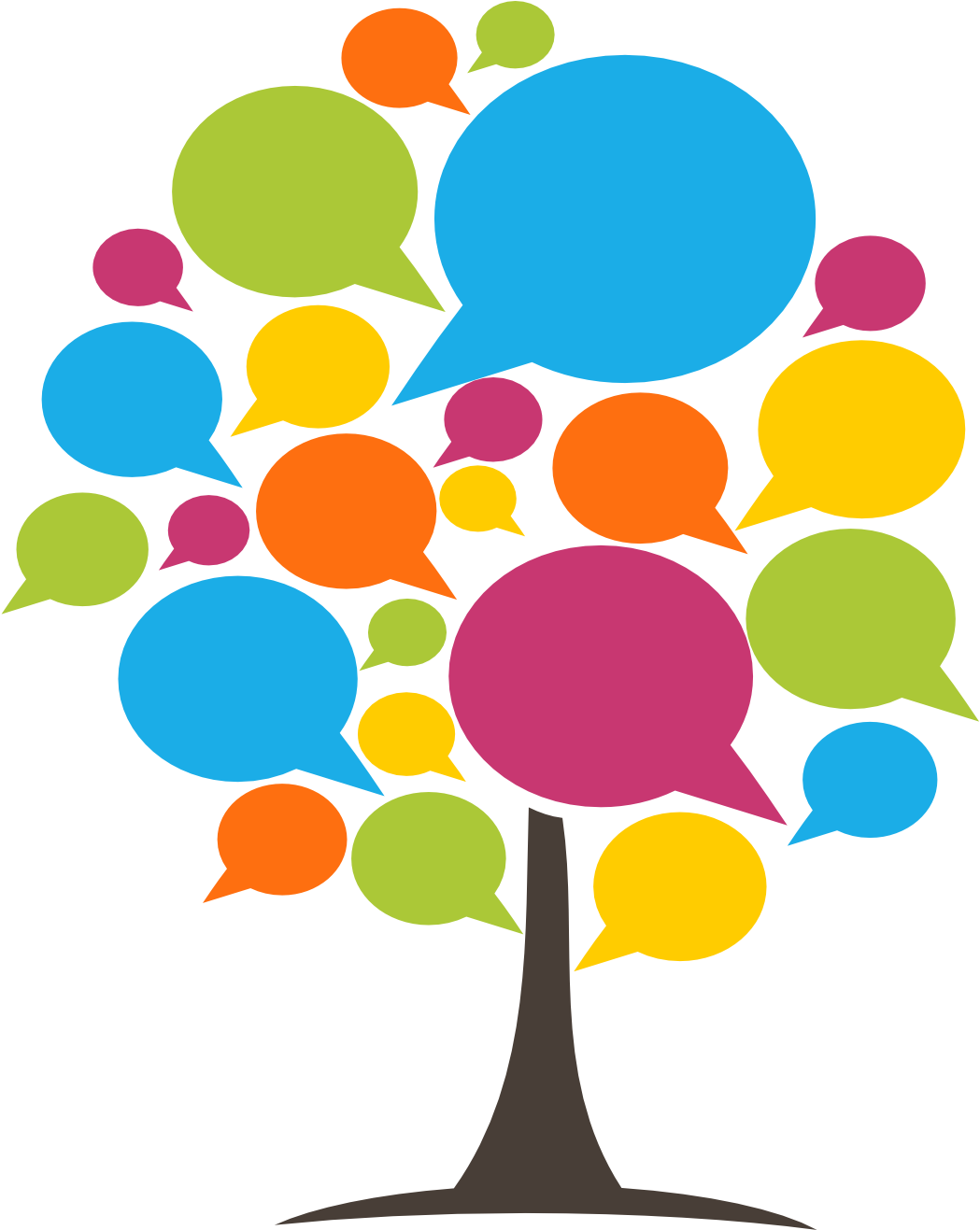 Speech Tree - Speech Therapy Clip Art (1096x1328)