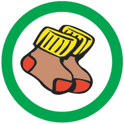 Kidsopolis Socks Required - Sock (400x400)