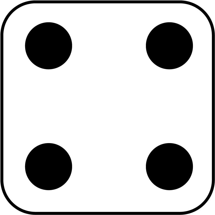 Dice Face - Circle (1050x1050)