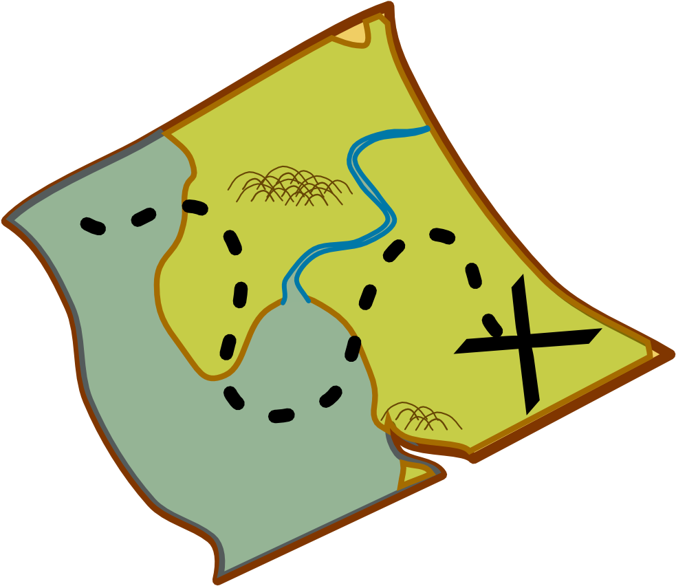 Treasure Map Clip Art (1000x1414)