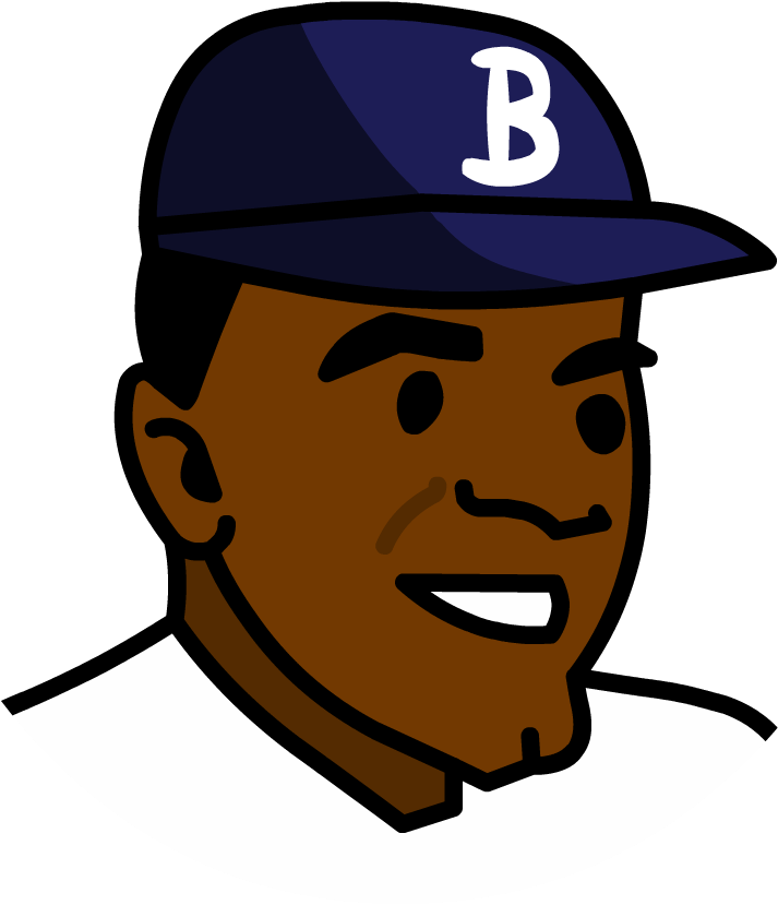 Jackie Robinson - Cartoon (880x880)