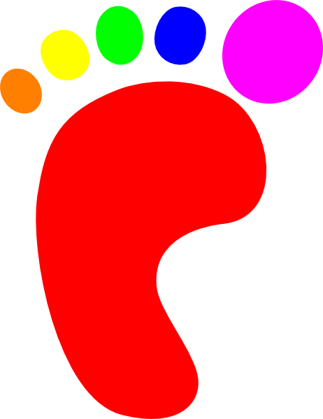 Colorful Foot (462x599)