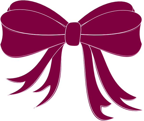 Black Bow Clip Art (600x504)