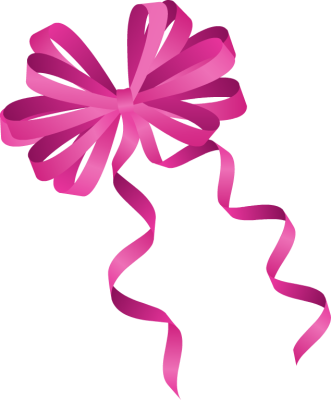 Simple Solid Ribbon Bow Clip - Bow With Thin Ribbon (331x400)
