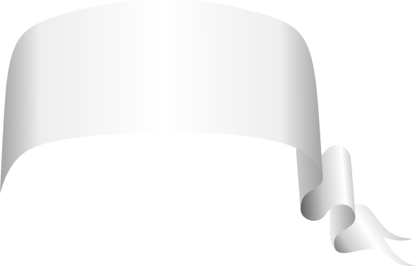 Vector Ribbon White Png (600x383)