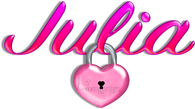 Name Julia In Glitter (669x396)