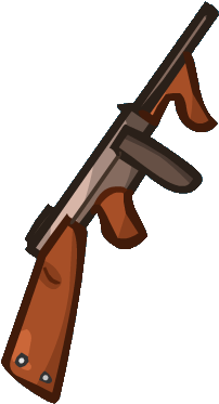 Tommy Gun - Firearm (355x401)