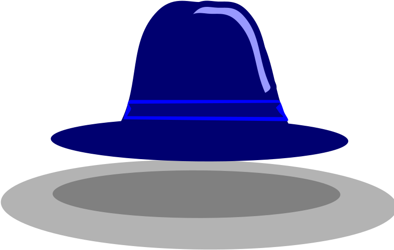 Clipart Shadow Protector - H Is For Hat Clipart (1061x750)