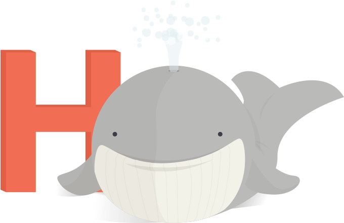 H For Hval - Whale (1000x654)