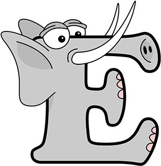 Elefant - Alphabetimals Elephant (400x400)