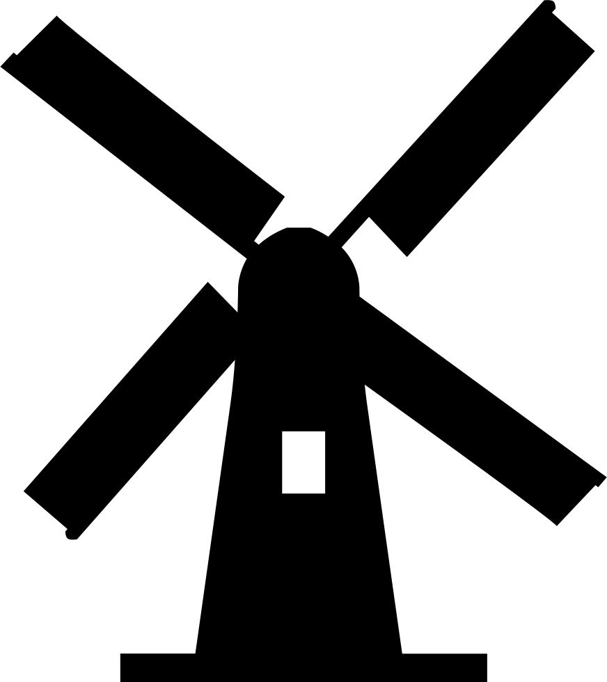 Netherlands Windmill Comments - Windmill Png (872x980)