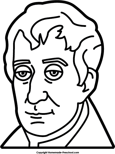 Click To Save Image - William Henry Harrison Easy Drawing (395x527)