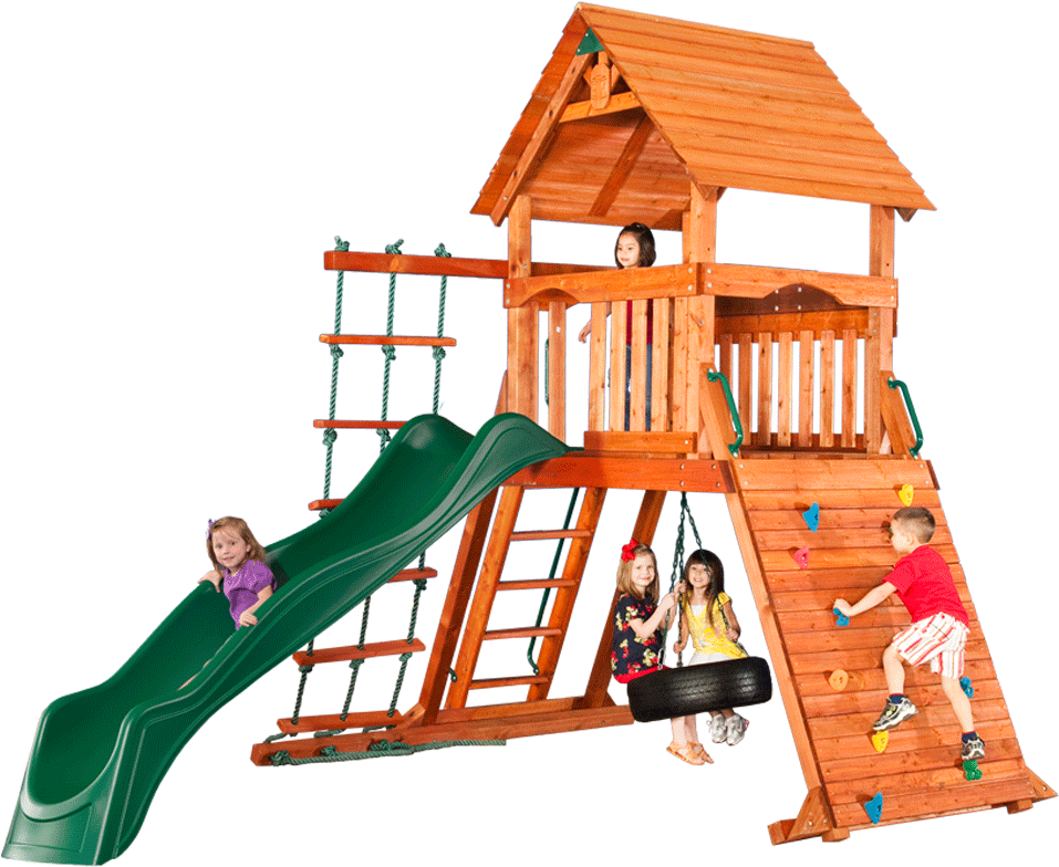 Sequoia Fort Climbing Frame - Playground (1200x800)