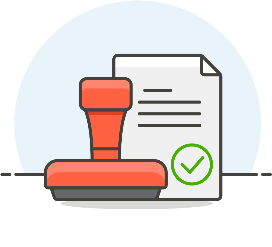 Stamp Document Icon - Icon (1024x1024)