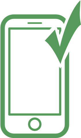 Successful Mobile Test - Smartphone Vector Png (312x502)