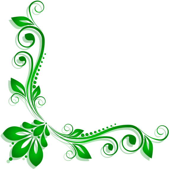 Golden Corner Border Png (600x590)