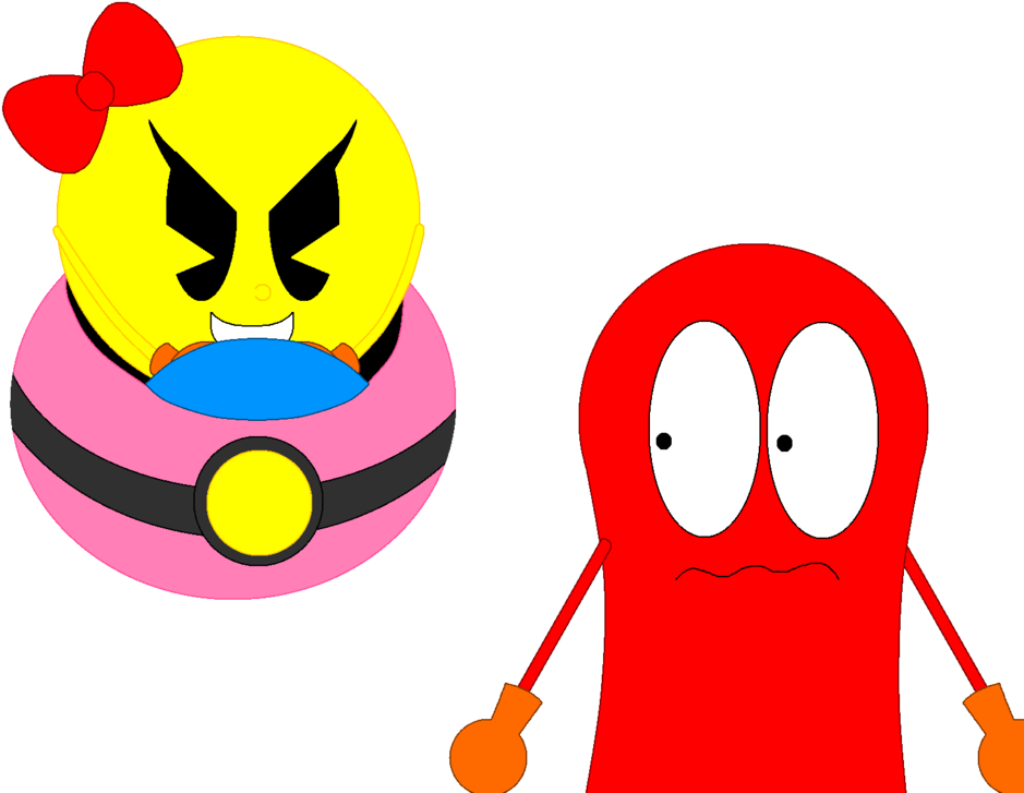 Ms Pac-man's Egg Mobile By Cheezn64x - Ms. Pac-man (1024x768)