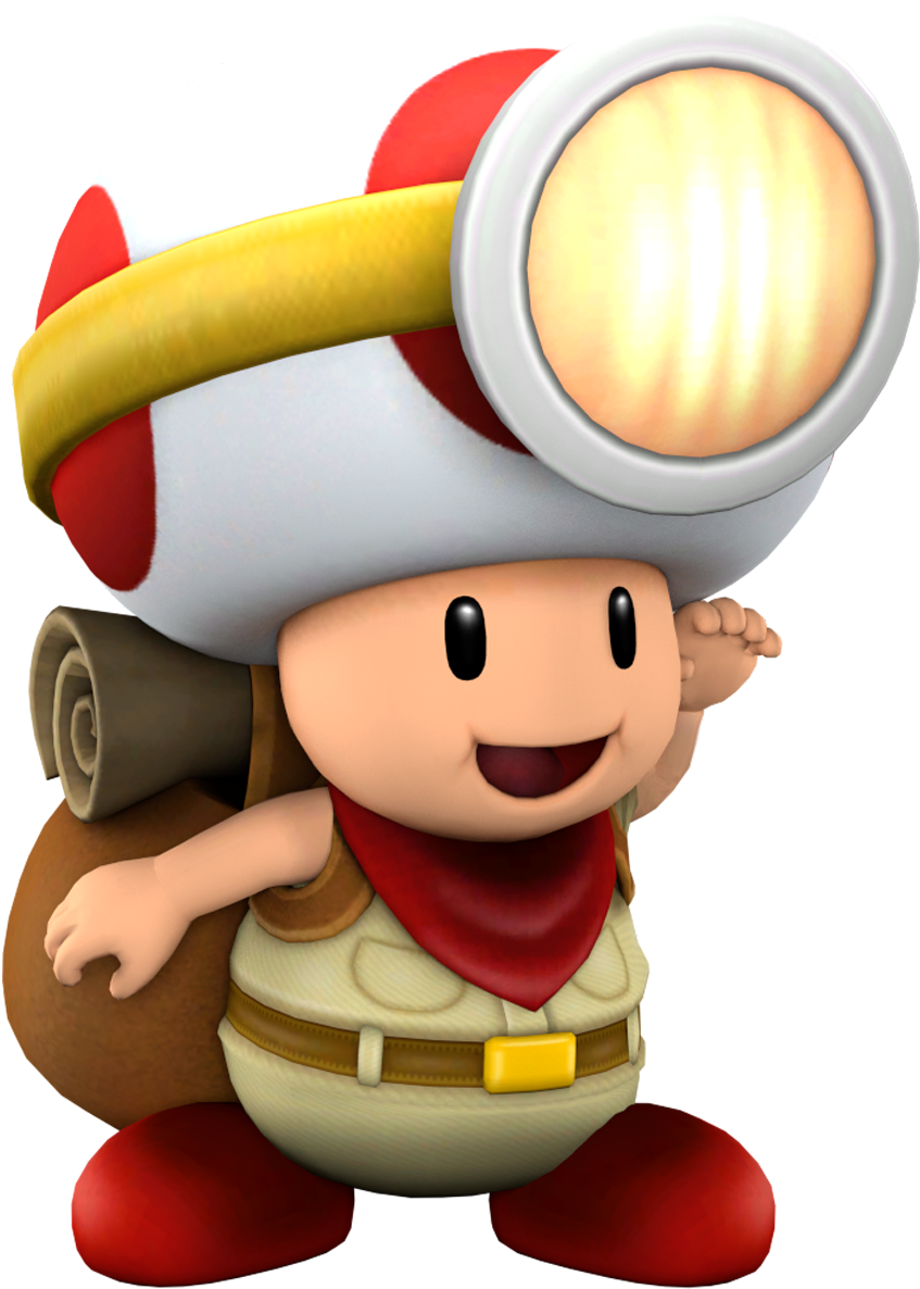 Captain Toad Transparent By Mach-7 - Captain Toad Smash Bros (1500x1500)