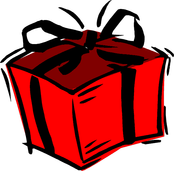 Gift Box Clipart - Gift (565x555)